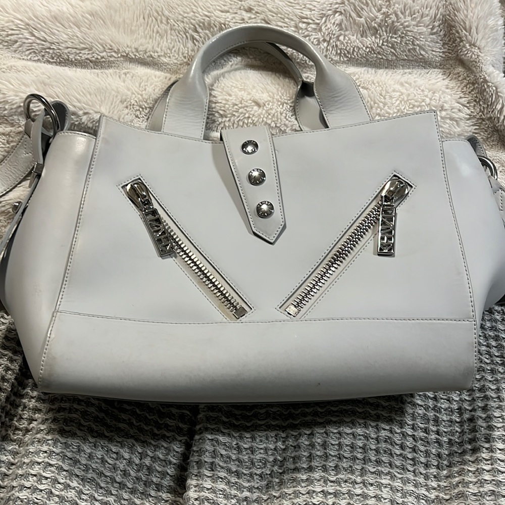 KENZO Large Kalifornia Bag in light Blue with dust bag 100% Calf Skin